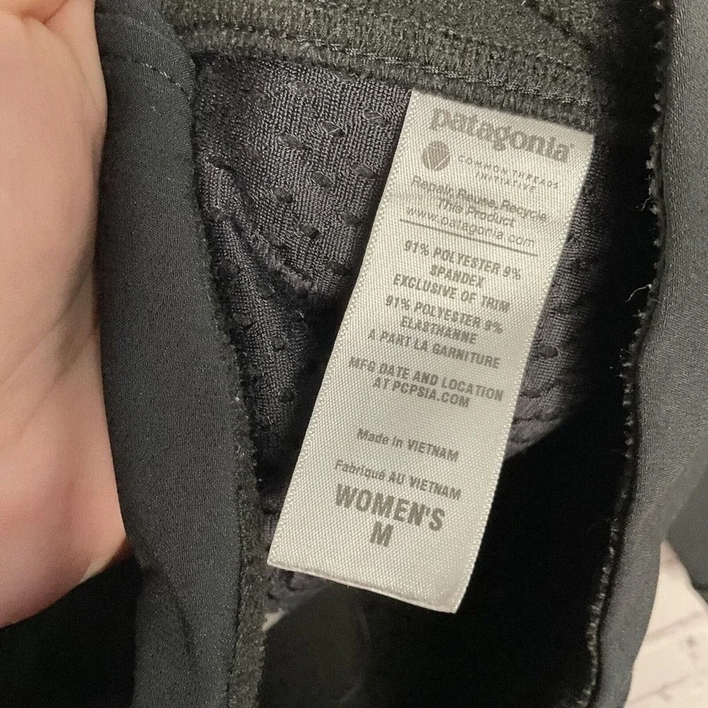 Patagonia Original BiPro Logo Full‎ Zip Softshell Outdoor Jacket Women M Vietnam